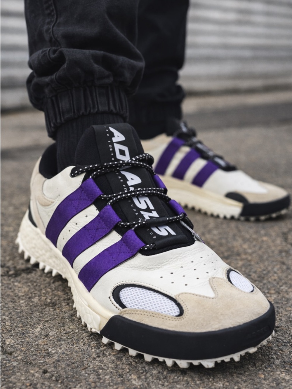 Adidas ALEXANDER WANG AW Turnout Trainer White Purple US 10.5